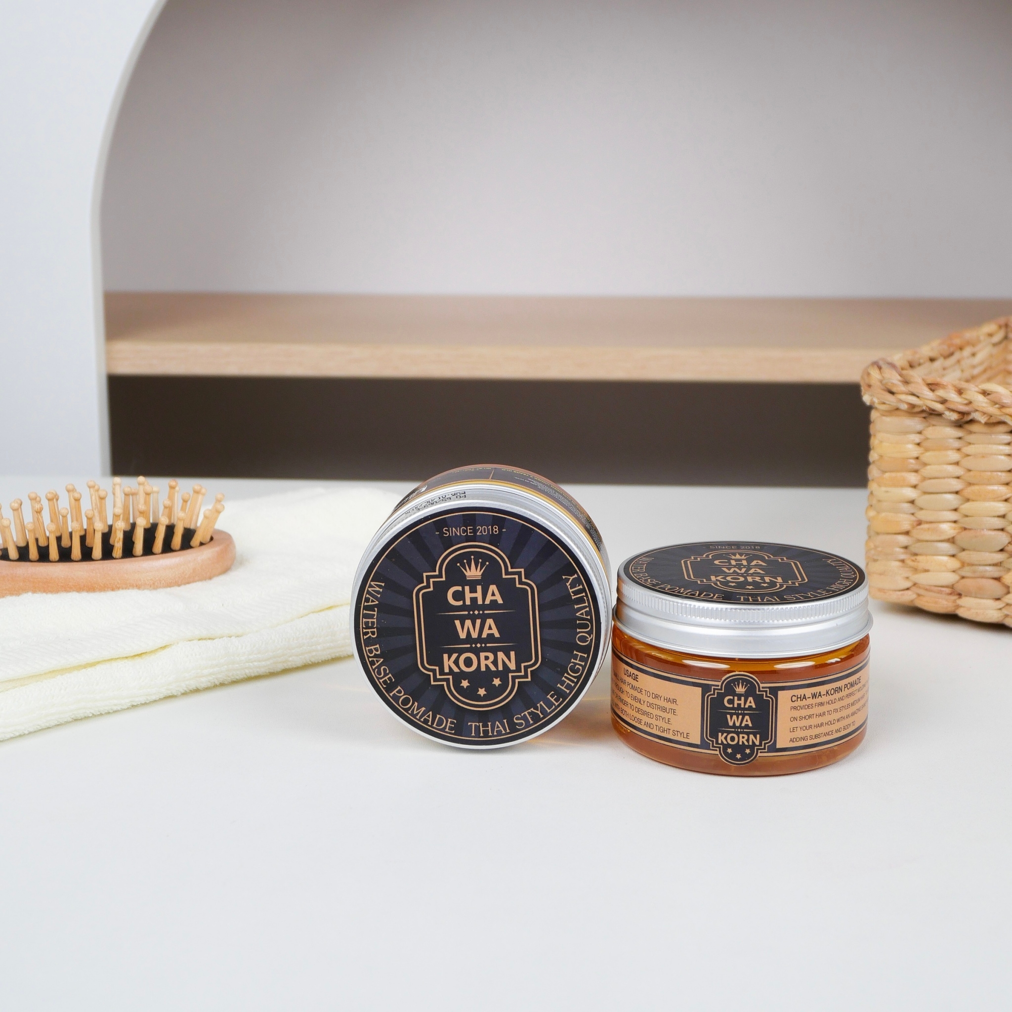 ปอมเมทเซ็ตผม Chawakorn แบรนด์ไทยแท้100% เซ็ตผมได้ทุกทรงตามต้องการ