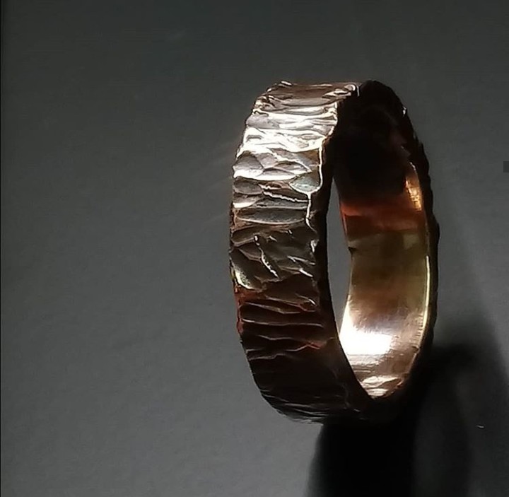Ring 16 Hammered