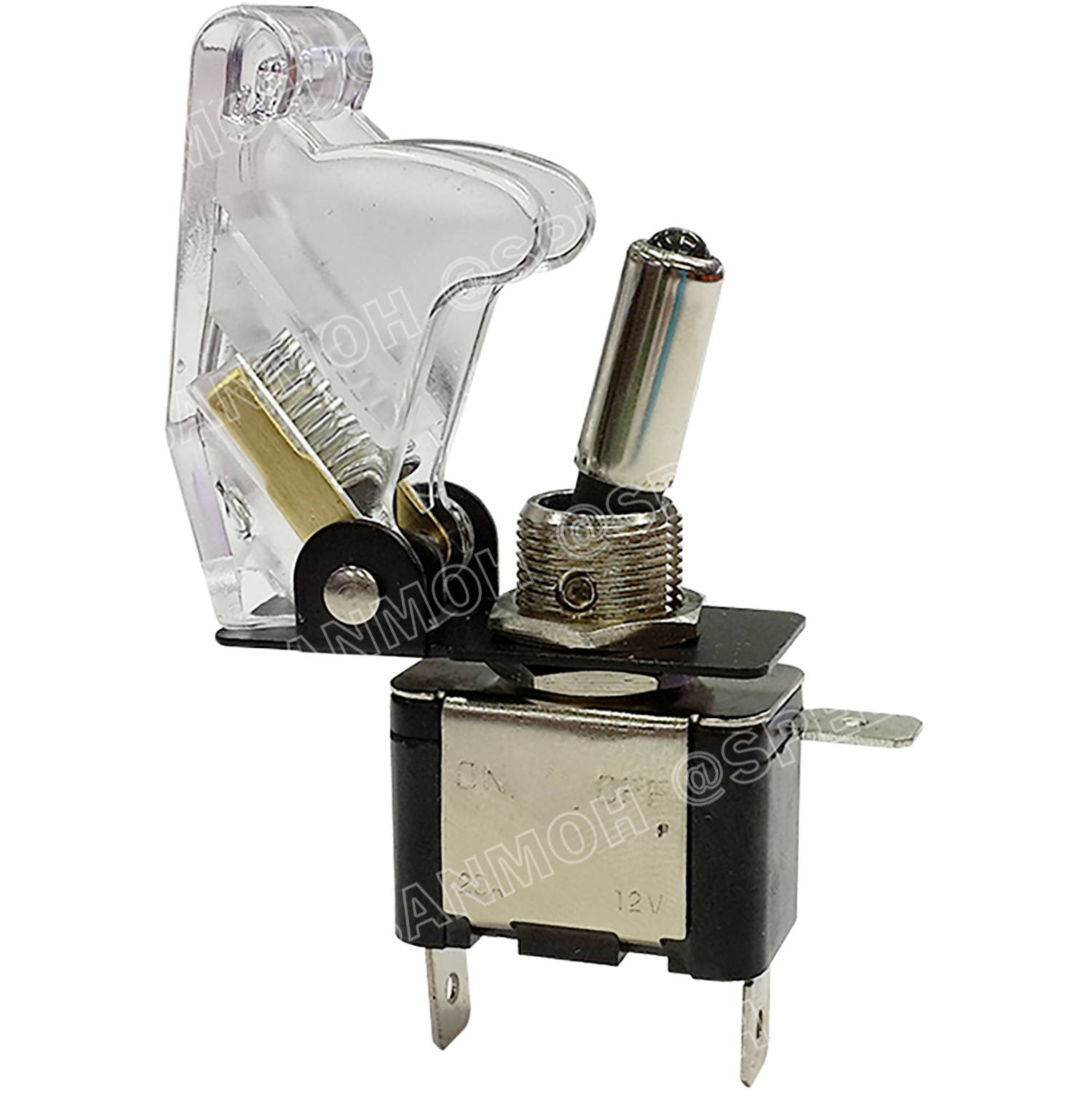 [ 1 ตัว ] ASW-07D ขาว White สวิทช์เครื่องบิน 12V 12V Toggle Switch ON-OFF 12V 20A สวิทช์เครื่องบิน ทนกระแสไฟสูง ใช้สำหรับไฟ12V สวิท เครื่องบิน 3 ขา แบบโยก เปิด-ปิด 12V เจาะฝัง ทนกระแสสูง 12V20A สวิทโยก มีไฟ สวิทช์ โยก ฝาครอบ