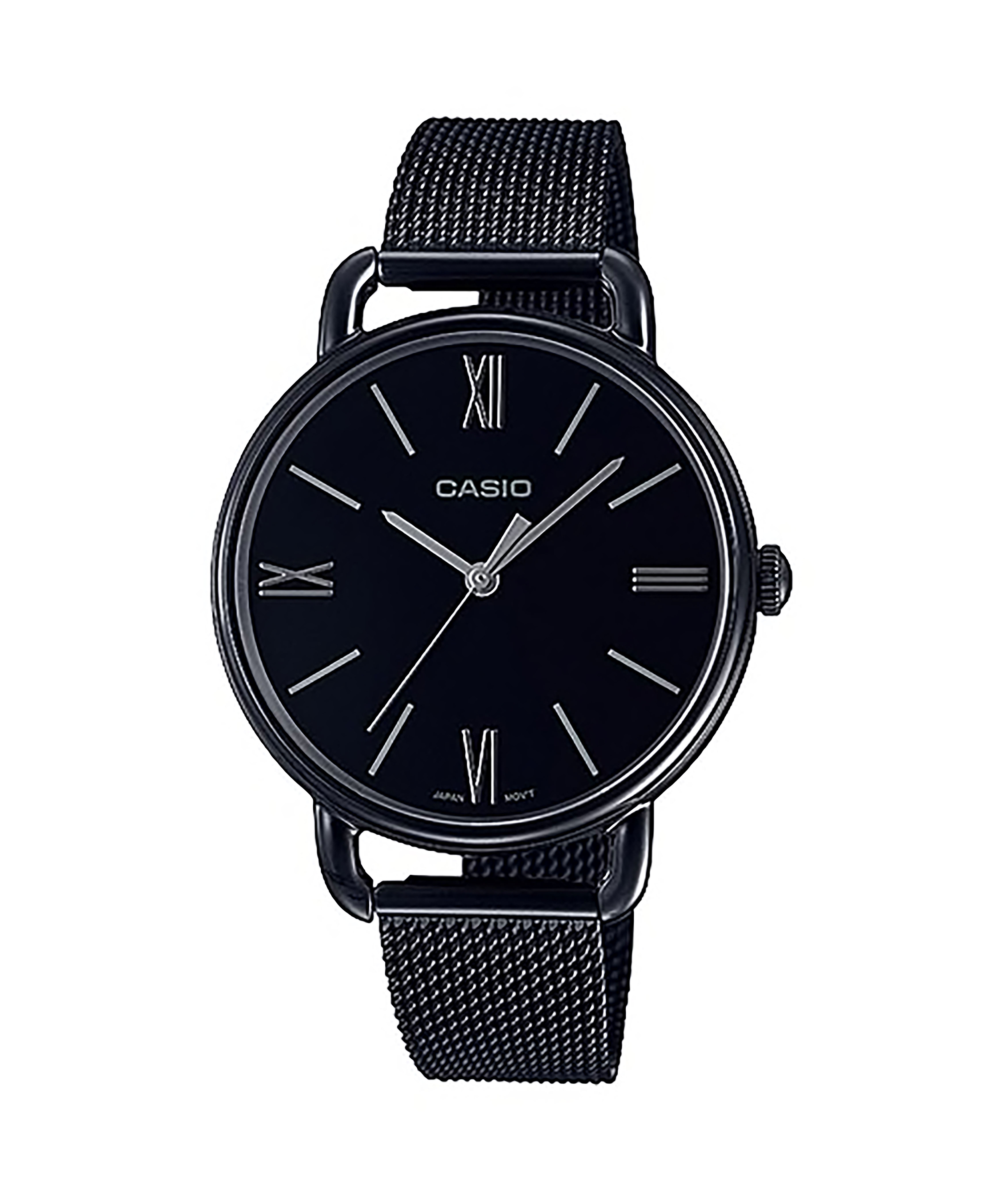 CASIO Standard รุ่น LTP-E414MB-1ADF สีดำ สายสแตนเลส สินค้าใหม่ ของแท้ รับประกันศูนย์ CMG