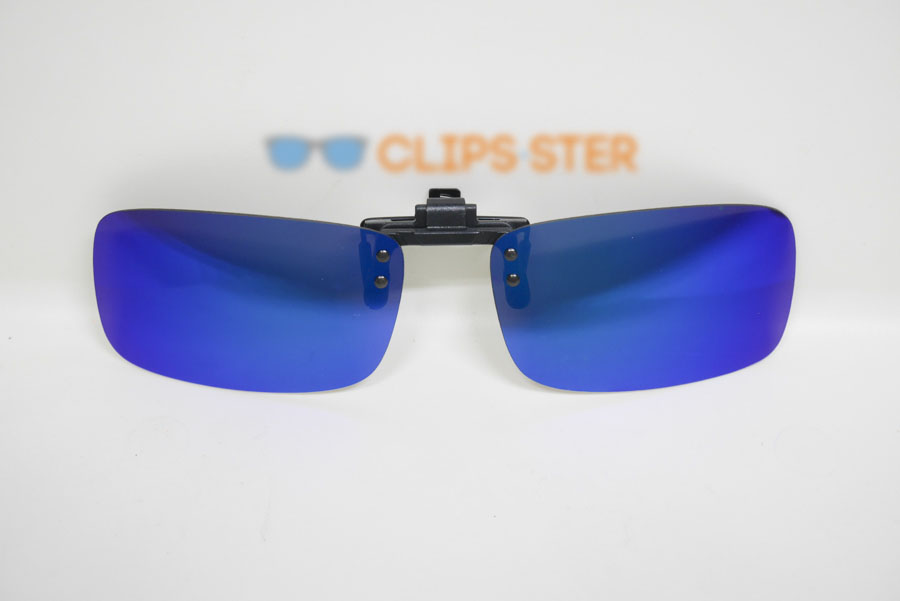 คลิปออนกันแดด Clipsster รุ่น Recster C เลนส์สีปรอทฟ้าเขียว