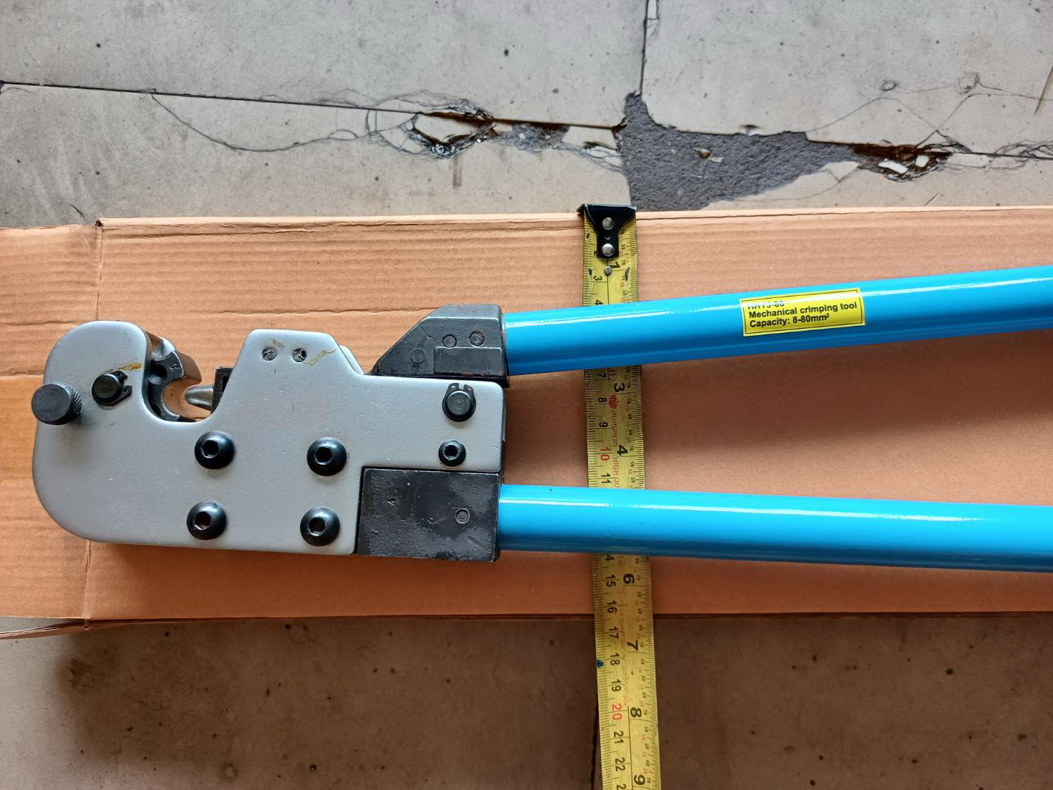 คีมย้ำหางปลาเปลือย รุ่น HHYJ-80