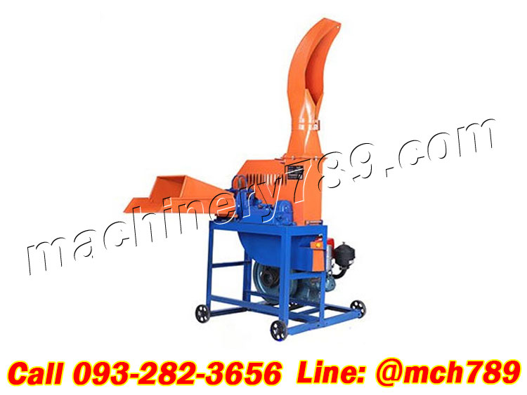 เครื่องสับหญ้าอเนกประสงค์ กำลังผลิต1.5-3.5 ตัน/ชม. เครื่องสับหญ้าเนเปียร์ เครื่องย่อยทางมะพร้าว เครื่องสับย่อยอเนกประสงค์ เครื่องสับต้นข้าวโพด เครื่องสับต้นอ้อย Mini Feed Grain Straw Grinder Mill / Grass Grinding Machine