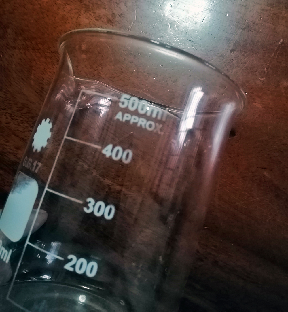บีกเกอร์แก้ว ขนาด 500 ml.