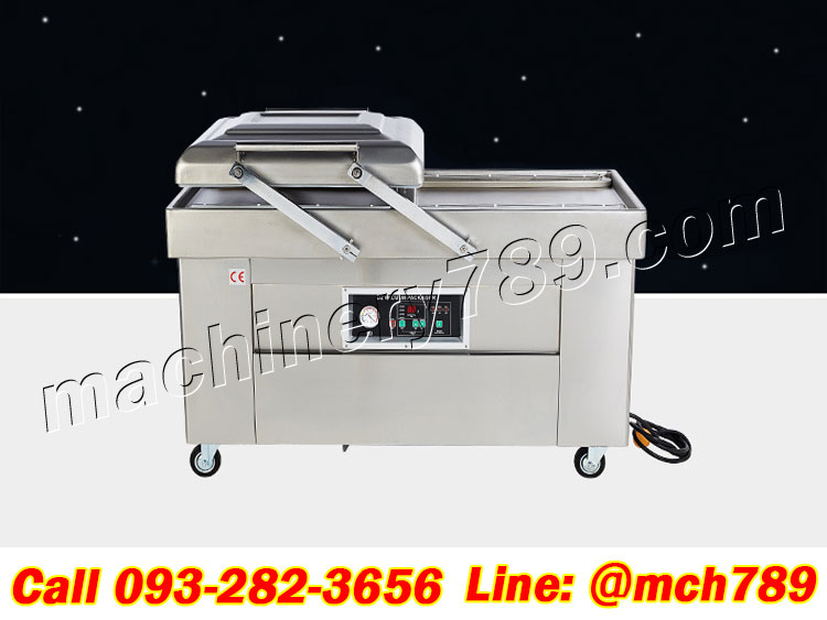 เครื่องซีลสูญญากาศอัตโนมัติ2หลุม รุ่น600/2000W (ระบบควบคุมคอมพิวเตอร์) เครื่องดูดสูญญากาศ เครื่องซีลพลาสติก เครื่องซีลสูญญากาศ เครื่องแพ็คสูญญากาศ เครื่องแพ็คถุง เครื่องแพ็คถุงสูญญากาศ 2-Hole Vacuum Sealer Automatic Packing Machine