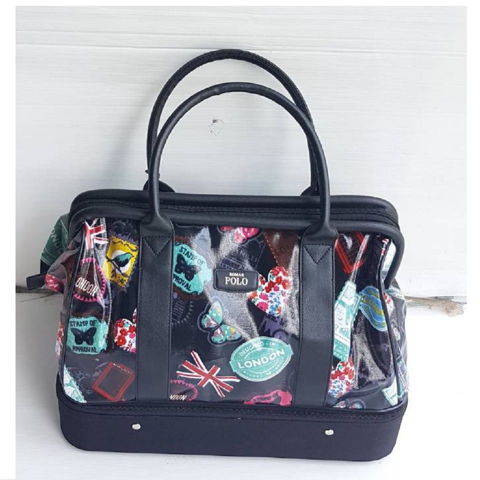 กระเป๋ากอล์ฟ กระเป๋าเดินทาง หิ้วได้ เปิดก้นได้ 14 นิ้ว Romar polo