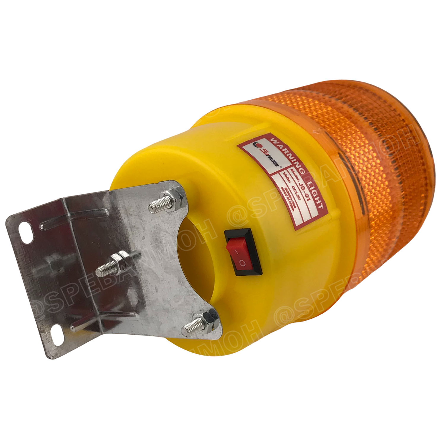 JS-01-YEL สีเหลือง Yellow LED ไฟสัญญาณเตือน โซล่าเซลล์ แอลอีดี แบบกระพริบ ฐานยึดน็อต Solar Cell Warning Light ไฟสัญญาณเตือน แสงอาทิตย์ ไฟเตือนใช้โซล่า ไฟเตือนใช้พลังงานแสงอาทิตย์ Solar Warning Light ไฟกระพริบใช้แผ่นโซล่า พลังงานแสงอาทิตย์ ไฟเตือนโซล่าเซลล