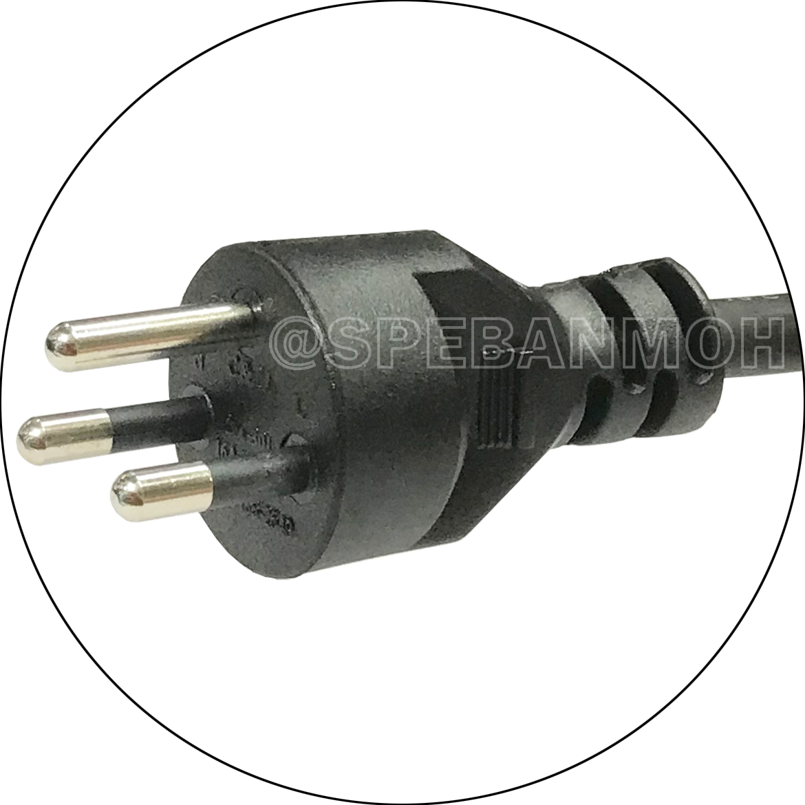 [ 1 ชิ้น ] PC-6061 สายหล่อหัว 3x1.5sq.mm. หล่อปลั๊กไฟ 3ขา VCT ขนาด 3x1.5 VCT ปลั๊กไฟสำเร็จหล่อหัว ปลั๊กตัวผู้พร้อมสายไฟปลายเปลือย ต่อปลั๊กไฟ Vct สำเร็จรูป มาตรฐาน มอก. สายต่อปลั๊กพ่วง ขากลม สายสำเร็จ