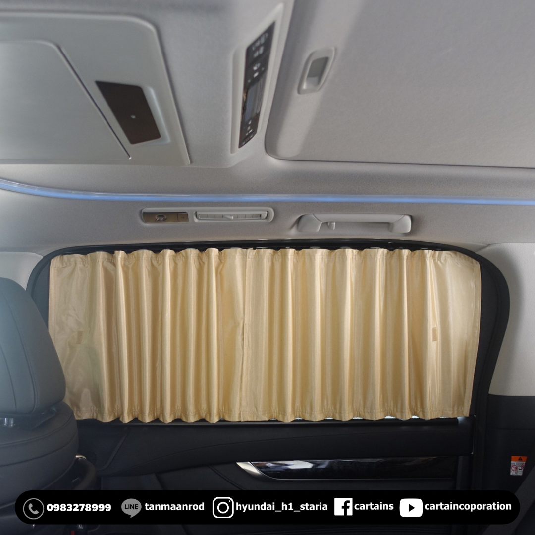 ผ้าม่านรถโตโยต้า อัลพาด เวลไฟ 20 30 40 รุ่น uv black out 100%