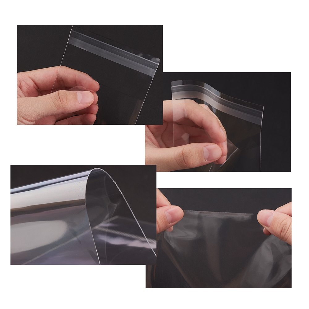 ถุงพลาสติกใส OPP มีูแขวน ขนาด 26.5~40x5~8cm แพ็ค 100 ใบ