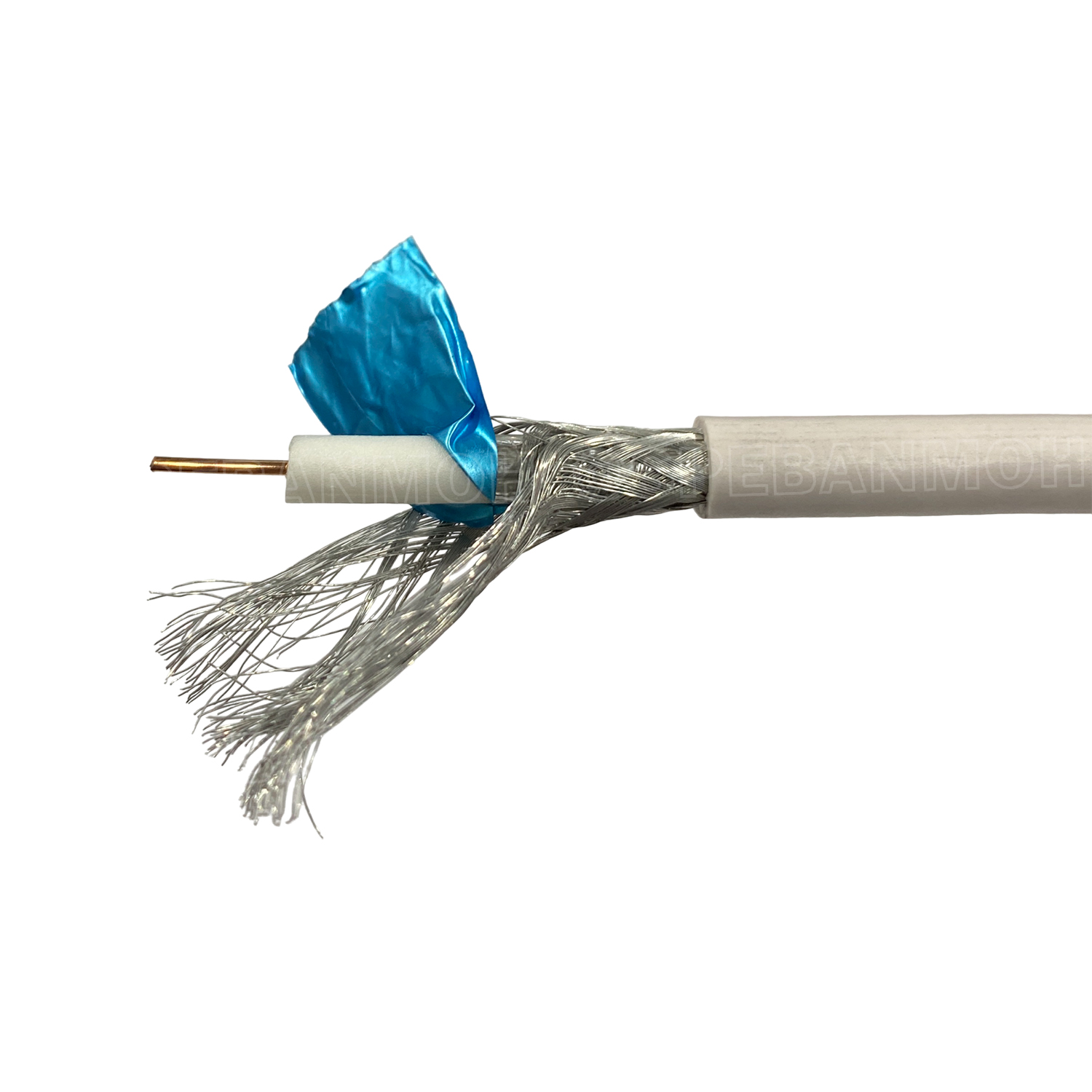 [ 5 เมตร ] CB-0106A สีขาว White สาย RG6 Indoor Link Shield 95% RG6/U Shield 18awg สายโคแอกเชียล ลิ้งค์ Coaxial Cable สายสัญญาณ สายเดินกล้องวงจรปิด RG6 ชีล 95% ใช้งานภายใน สาย CCTV สายชีลกันสัญญาณรบกวน เดินกล้องวงจรปิด CCTV ชีล สายอากาศทีวี อินเตอร์ลิ้งค์