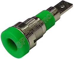 [ 3ชิ้น ] BDP-017 บานานาแจ็ค ติดแท่น (Banana Socket) Ø 4 mm N/A เขียว (Green) บานานาแจ็ค Banana Jack ปลั๊กกล้วยติดแท่น Biding Post Mounting Type ปลั๊กก้วย ตัวเมีย ติดเเท่น Test Lead Socket ไบดิ้งโพส ปลั๊ก แจ็ค ไบดิ้งโพส ขั้วต่อทดลอง ปลั๊กตัวเมีย เดี่ยว แบ