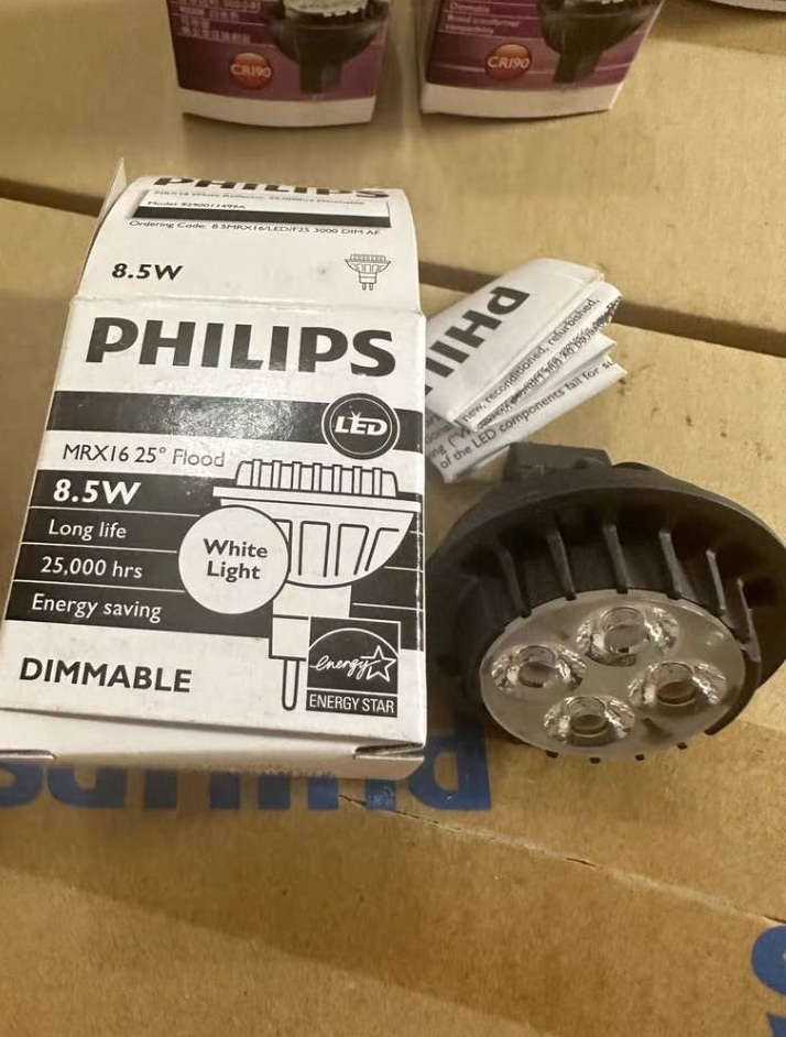 PHILIPS MR16 7w 830 35D โคมไฟลูกปัดรุ่นหรี่แสงได้,จำนวน1ดวง/ลัง
