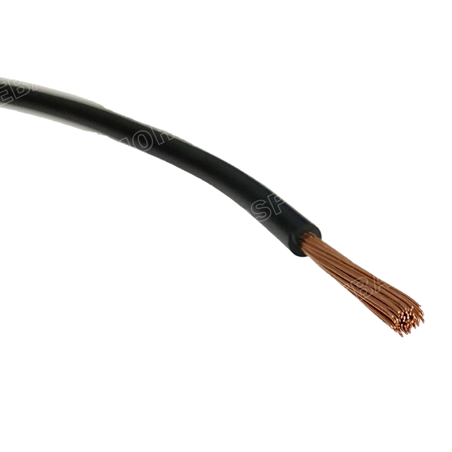 [ 100 เมตร ] S-SUPER VSF 1x4.0 sq.mm สีดำ Black ขนาด 4.0 sq.mm. สายไฟ่อ่อน วายริ่งตู้คอนโทรล วีเอสเอฟ สายไฟเดี่ยวแกนฝอย สายไฟ สายไฟอ่อน สายไฟอ่อนแกนฝอย สายอ่อน IEC02 450/750V VSF Flexible Cable VSF มาตรฐาน มอก TIS 11 สายอ่อน Flexible Cable สายคอนโทรล THW(