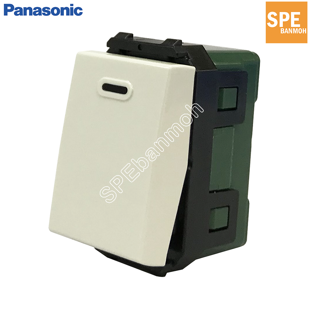 [ 2ชิ้น ] Panasonic WEG5001K สวิทช์ทางเดียว, 16A 250V∼, Panasonic