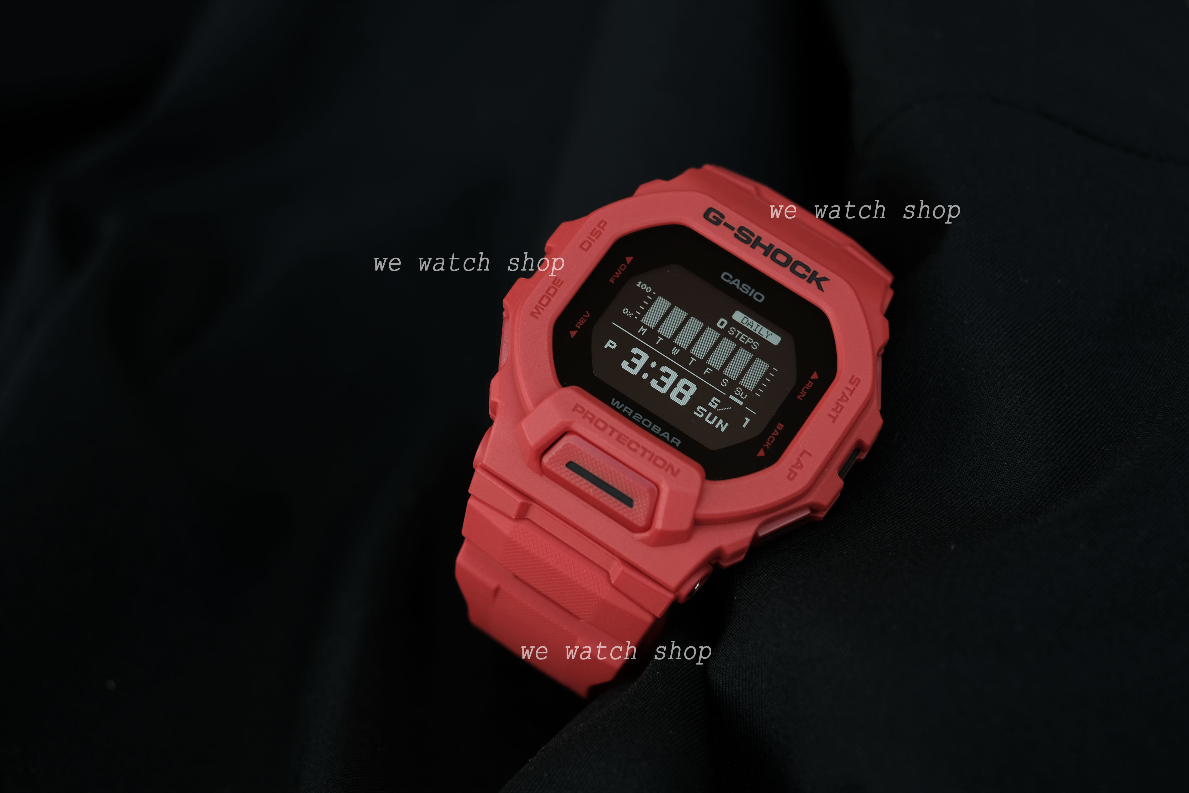 CASIO G-SHOCK รุ่น GBD-200RD-4DR สีแดง สินค้าของเเท้ รับประกันศูนย์ CMG