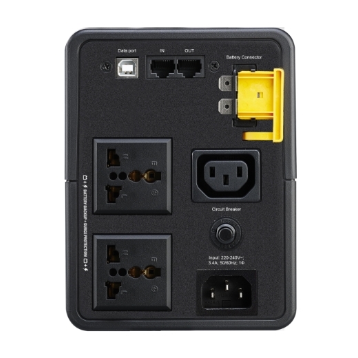 APC UPS Back-UPS 750VA,230V,AVR,Universal Sockets (BX750MI-MS) รับประกัน 2 ปี