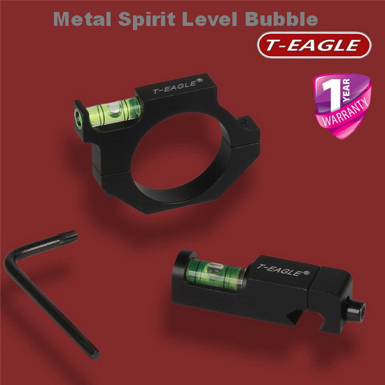 T-EAGLE ระดับน้ำติดกล้อง Metal Spirit Level Bubble 25.4MM mount Sight