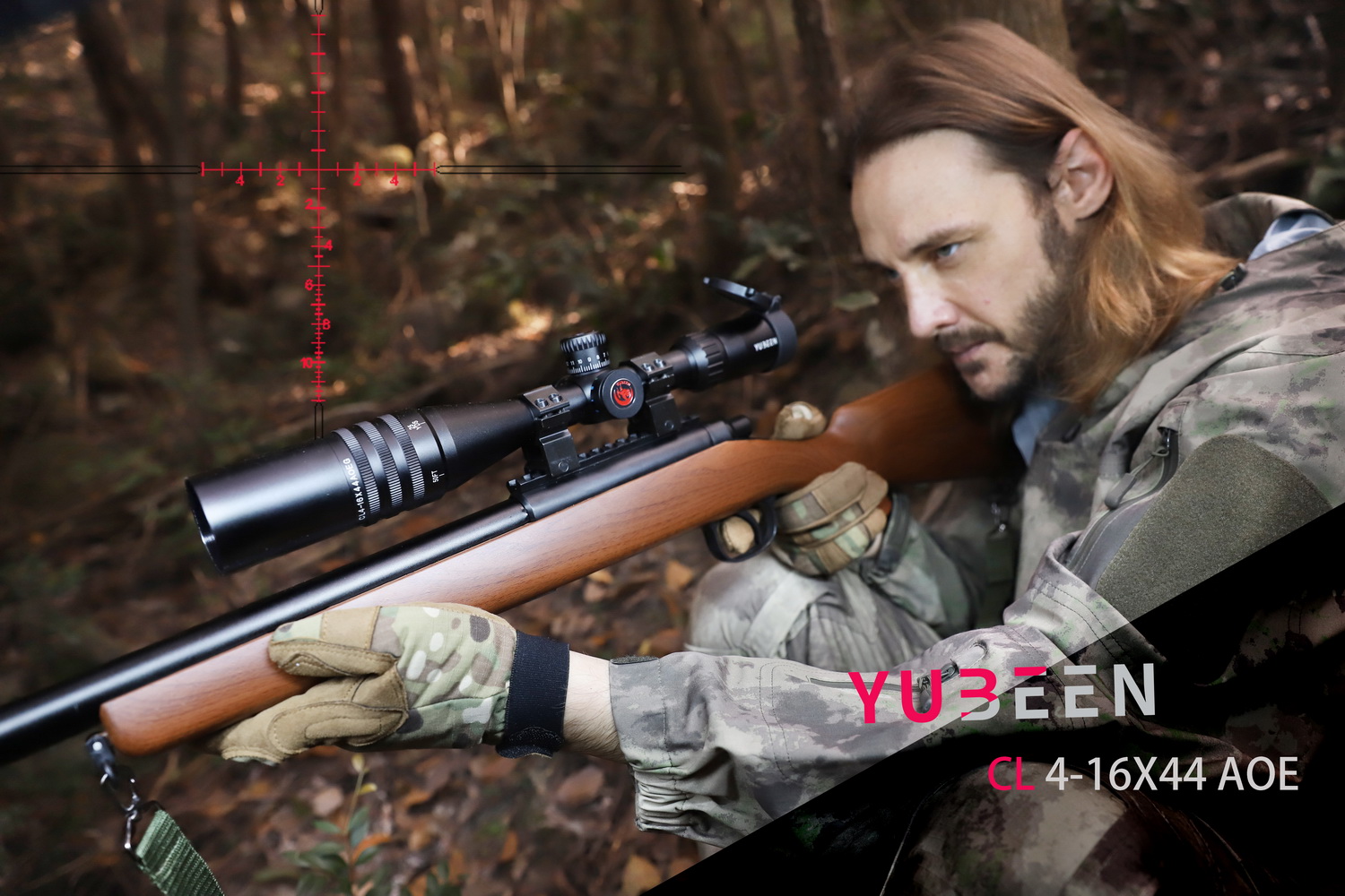 กล้องกันน้ำ กันกระแทก YUBEEN รุ่น CL4-16x44AOE กล้องแท้ รับประกัน 1 ปี