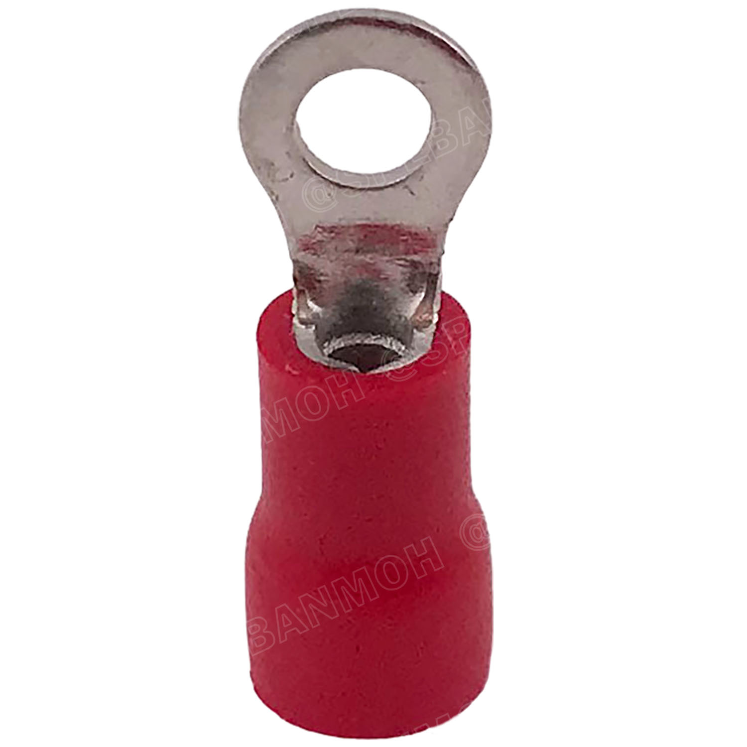 [ 100 ตัว/ถุง ] RV1.25-3 สำหรับสาย 0.5-1.5 sq.mm 22-16AWG หางปลากลม หางปลาหุ้มฉนวน เทอร์มินอล หางปลาย้ำสายไฟ หางปลา หางปลากลมหุ้ม หางปลาแฉก Terminal Crimping หางปลา กลมหุ้ม หางปลาต่อสาย ขั้วต่อสายไฟ หางปลาวง หางปลา RV Spade Terminal หางปลากลมหุ้มฉนวน