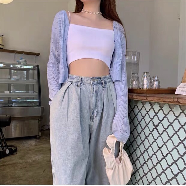 เสื้อสายเดี่ยวเรย่อน มินิ