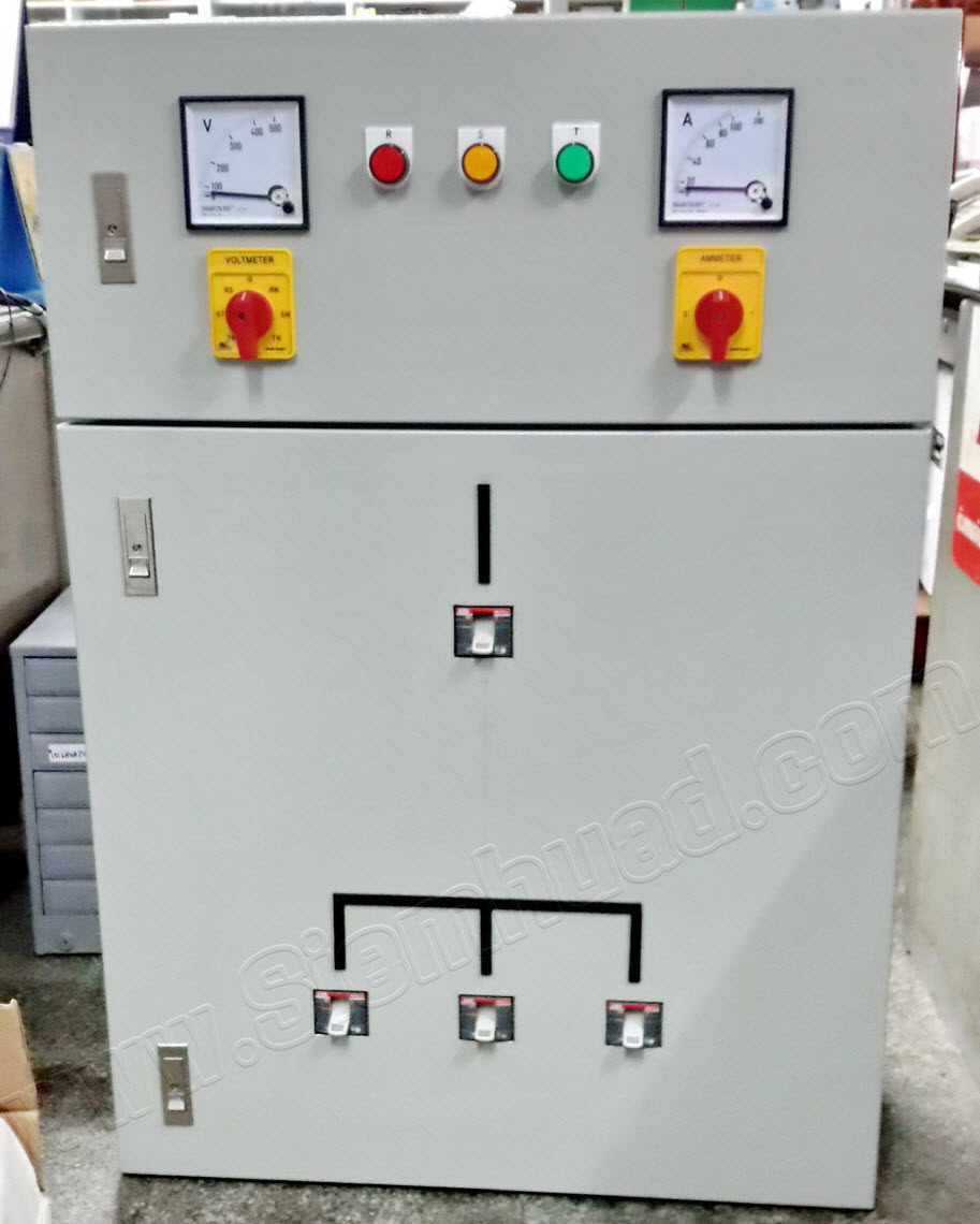 ตู้ MDB ตู้คอนโทรล สั่งทำตามแบบ อุปกรณ์เมนเบรกเกอร์ ABB A3N400 3P 400A, MAIN DISTRIBUTION BOARD (KJL), Control Switch (TEND), SELECTOR SWITCHES, PANEL METER, FUSE, Current Transformer (T&B), MOLD CASE CIRCUIT BREAKER (ABB)