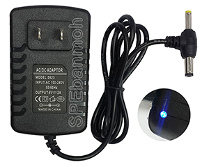 ADT-06V02A อแดปเตอร์ 6VDC 2A อะแดปเตอร์ 6โวล์ท2แอมป์ Adapter Charger Power Supply 6V 2A แจ็คDC 5.5 x 2.1MM ปลั๊กบ้าน B34 เครื่องจ่ายไฟ 6V 2A ตัวแปลงไฟ 220VAC ออก 6VDC เพาเวอร์ซัพพลาย 6V 2A DCอแดปเตอร์5V Input : 220VAC 50Hz Output : 6V 2A