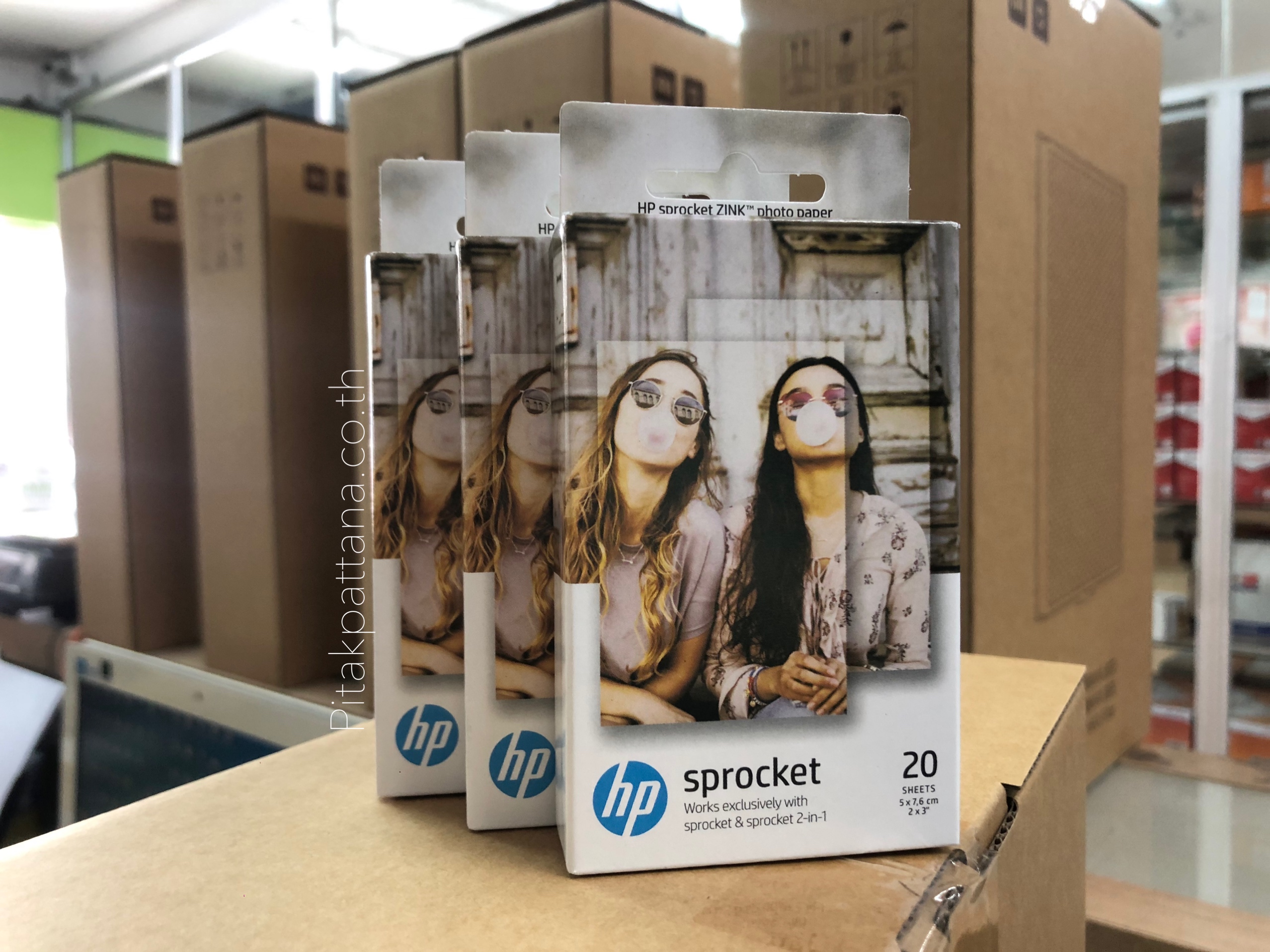 HP ZINK 2X3" 20SHEET PHOTO PAPER (1PF35A) แท้ศูนย์ไทย