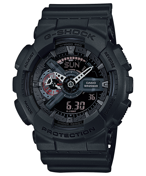 CASIO G-SHOCK รุ่น GA-110MB-1ADR สีดำ ด้าน สินค้าของเเท้ รับประกันศูนย์ CMG 1ปี