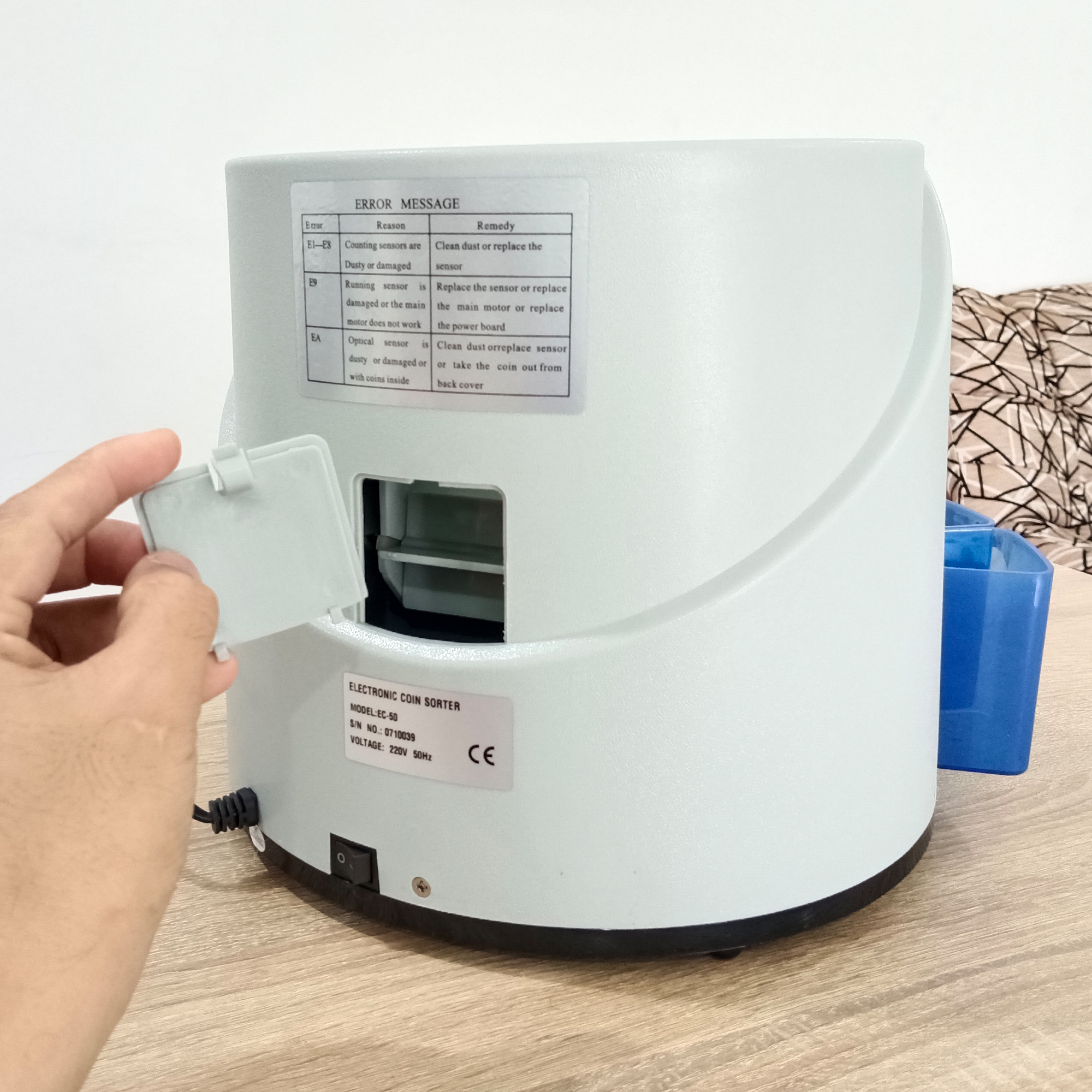 เครื่องนับเหรียญ Coun counter, Coin sorter PHET EC-50