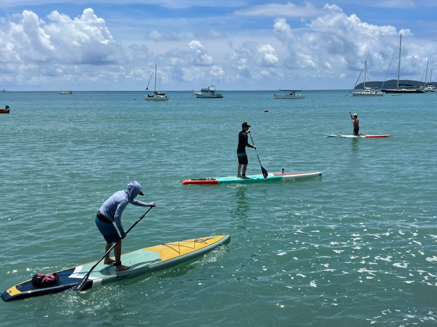 SUP แบบแข็งไฟเบอร์กล๊าส Touring 12'6" X 31"