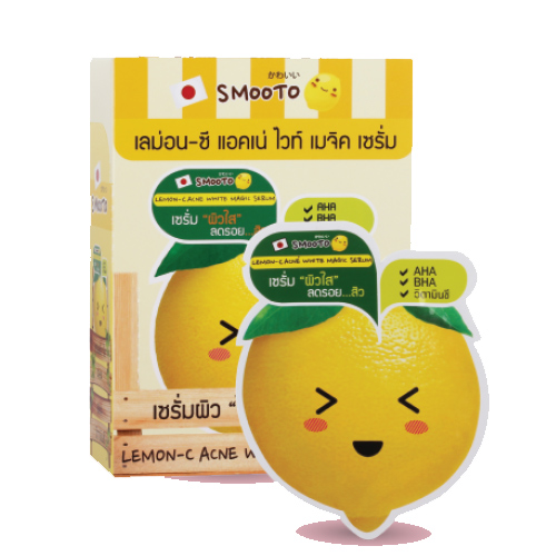 สมูทโตะเลมอน - ซีแอคเน่ไวท์เมจิคเซรั่ม 1กล่อง/6ซอง