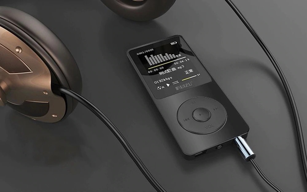 เครื่องเล่น MP3 MP4 player รุ่น Ultra-thin plus Bluetooth ฟรี!! เมมโมรี่จุใจ 16GB+หูฟัง+สายชาร์จโหลดเพลง+กล่องพกพา ครบเซ็ต