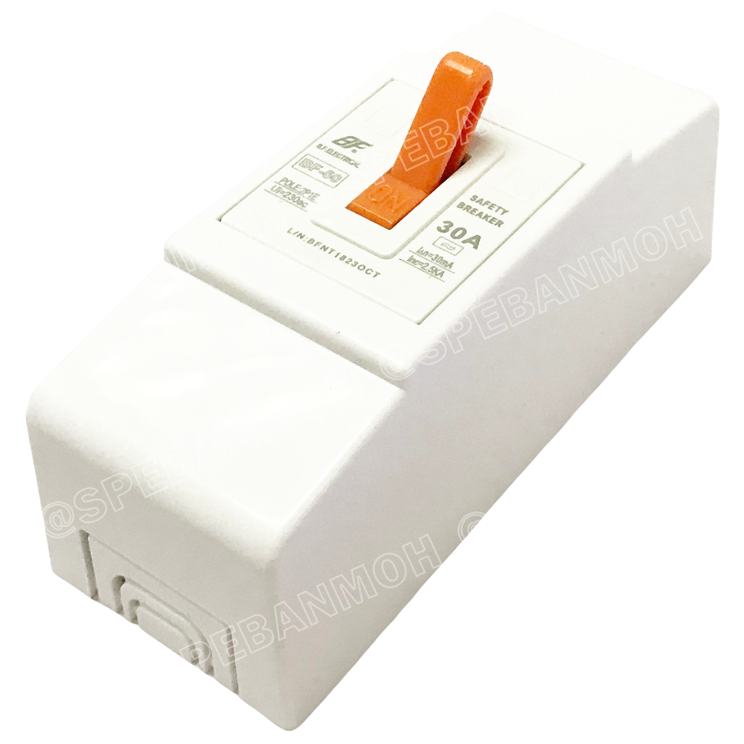[ 1ชิ้น ] BF-50 Safety Breaker 220V 2P 15A เซฟตี้เบรกเกอร์ เซอร์กิตเบรกเกอร์ Circuit Breaker 10แอมป์ เบรกเกอร์BF เบรกเกอร์ตัดไฟ ไฟเกิน สวิทซ์ตัดไฟอัตโนมัติ ตัดต่อวงจร เบรกเกอร์ไฟ 220VAC