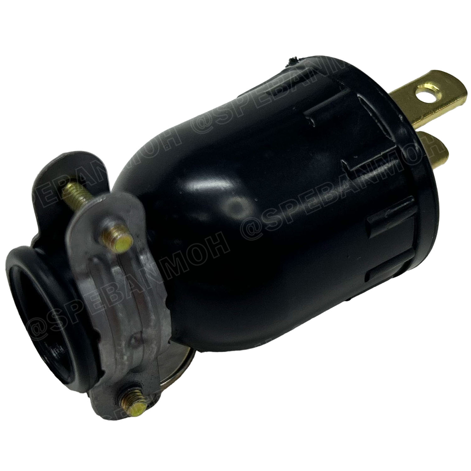 [ 4ชิ้น ] ACP-R001 ปลั๊กยาง ตัวผู้ 2ขาแบน AC Power Plug ท้ายห่วง 16A 250V ปลั๊กตัวผู้ 2ขาแบน ต่อสาย AC Plug 2P 16แอมป์ 220โวตต์ Male Ac Plug ปลั๊กยาง 2ขา ปลั๊กเสียบขาแบน Male Plug 2แบน ปลั๊กตัวผู้ต่อสาย