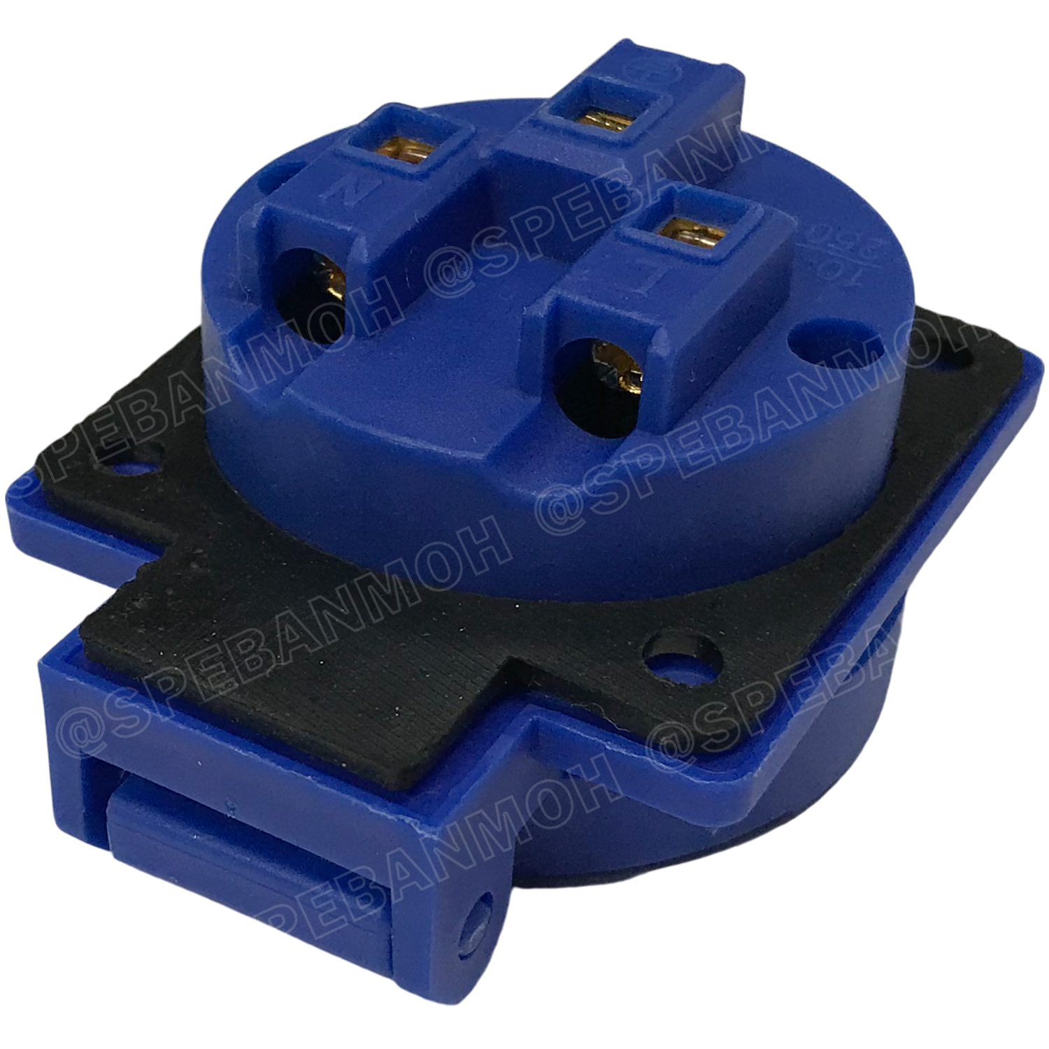 [ 1 ชิ้น ] PP-313 AC Power Plug เต้ารับ AC 3ขา 13A 250VAC 2P+E IP54 กันละออง กันฝุ่น Power Plug 3P INDUSTRIAL PLUG and Sockets เต้ารับ AC ติดแท่น AC SOCKET ซ็อคเก็ตเอซี พาวเวอร์ปลั๊ก 2ขา 3สาย IP 54 10A 13A 200VAC