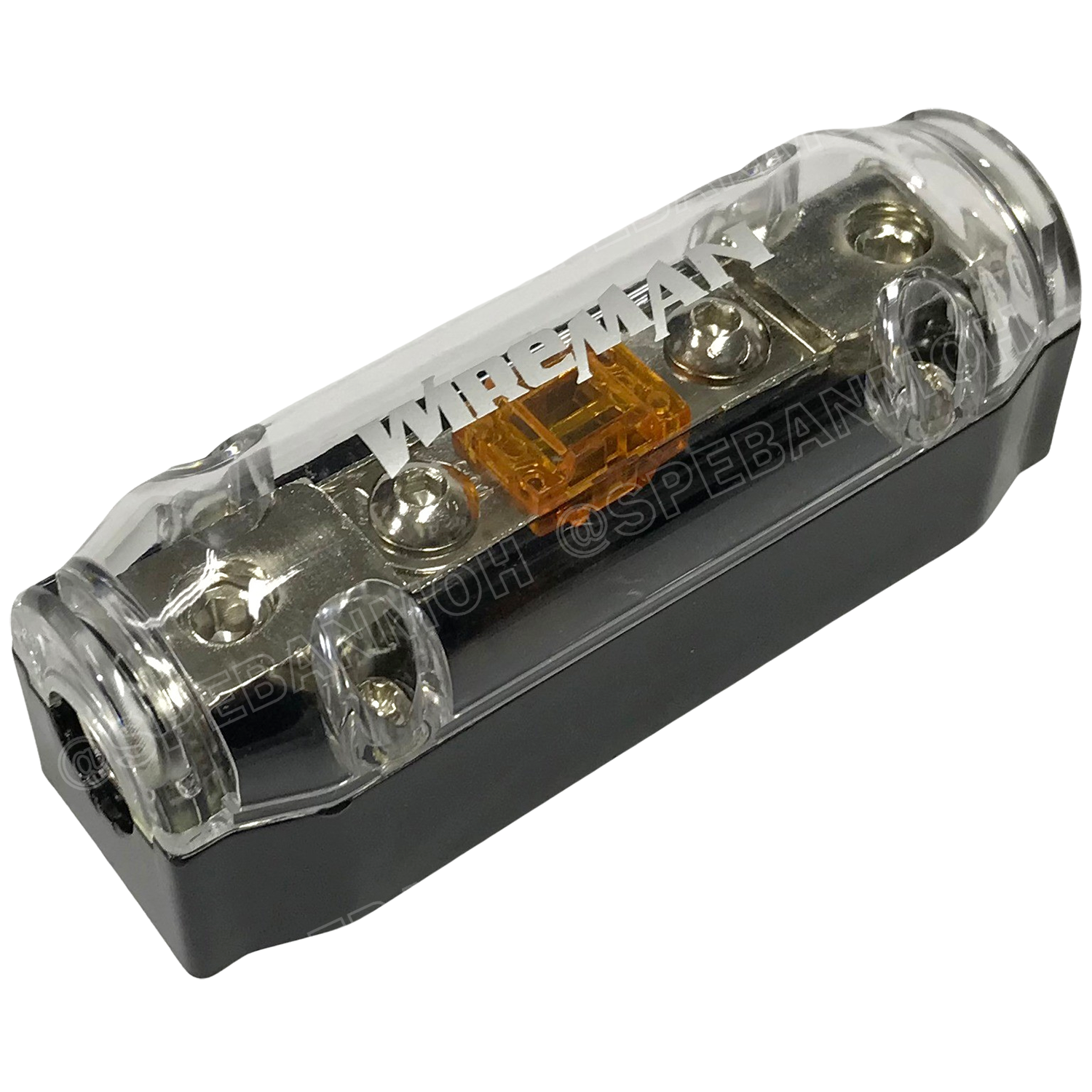 WM-818 กระบอกฟิวส์รถยนต์ Wireman เข้า 1 ออก 1 Wireman Auto Fuse WM816 ฟิวส์รถยนต์ เครื่องเสียงรถยนต์ กระบอก กระบอกฟิวส์รถยนต์ กระบอกฟิวส์เครื่องเสียง กระบอกฟิวส์ รถยนต์ WIREMAN ฟิวเพาเวอร์เสียงกลาง ฟิวส์ซับบ๊อก ฟิวส์เครื่องเสียง ฟิวส์รถยนต์