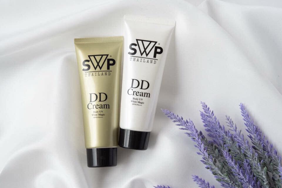SWP DD Cream Body UV White Magic ดีดี ครีม บอดี้ ยูวี ไวท์ เมจิก สี Peach