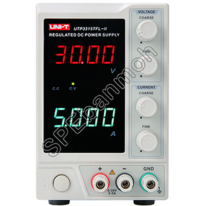 UTP3315TFL-II เพาเวอร์ซัพพลาย Uni T UTP 3315 TFL ปรับได้ 0 - 30V 5A ดิจิตอล เครื่องจ่ายไฟ DC Power Supply UNIT เครื่องควบคุมแรงดันไฟฟ้า 3315 พาวเวอร์ซัพพลาย Uni-T เครื่องจ่ายไฟกระแสตรง Power supply รุ่น UTP3315TFL-II 0-30V 5A