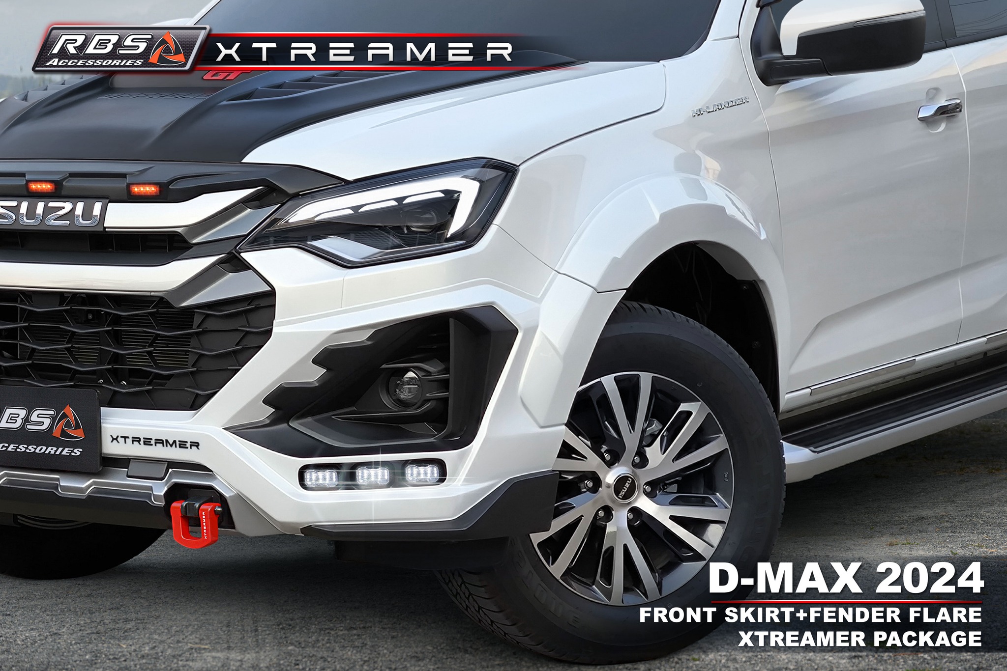ชุดแต่งสเกิร์ตรอบคัน XTREMER GT สำหรับ ALL NEW D-MAX 2023 (ตัวสูง)