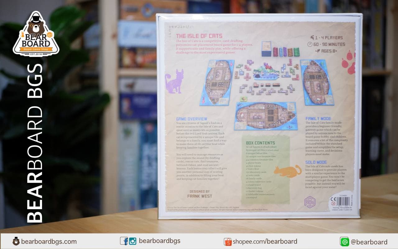 The Isle of Cats บอร์ดเกม ของแท้
