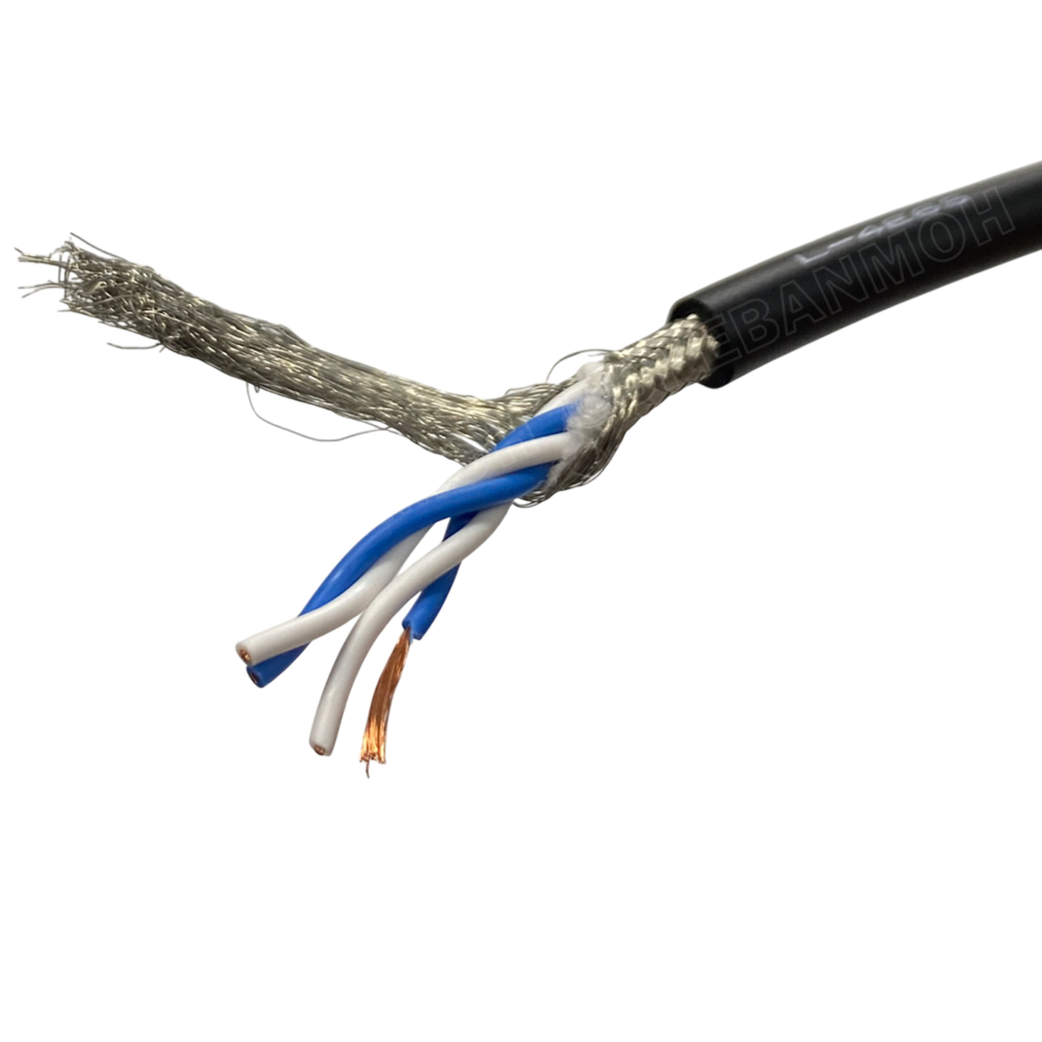 [ 1 เมตร ] L-4E6S Canare สายชีลด์ สายชีลด์สเตอริโอ 6mm Shield Stereo Cable 4Cx24AWG ทองแดงแท้ Audio Twisted Pair Microphone Cable Made In Japan สายเดินระบบไมโครโฟน Foil Shield ชีลฟอยด์ 100% Copper Wire