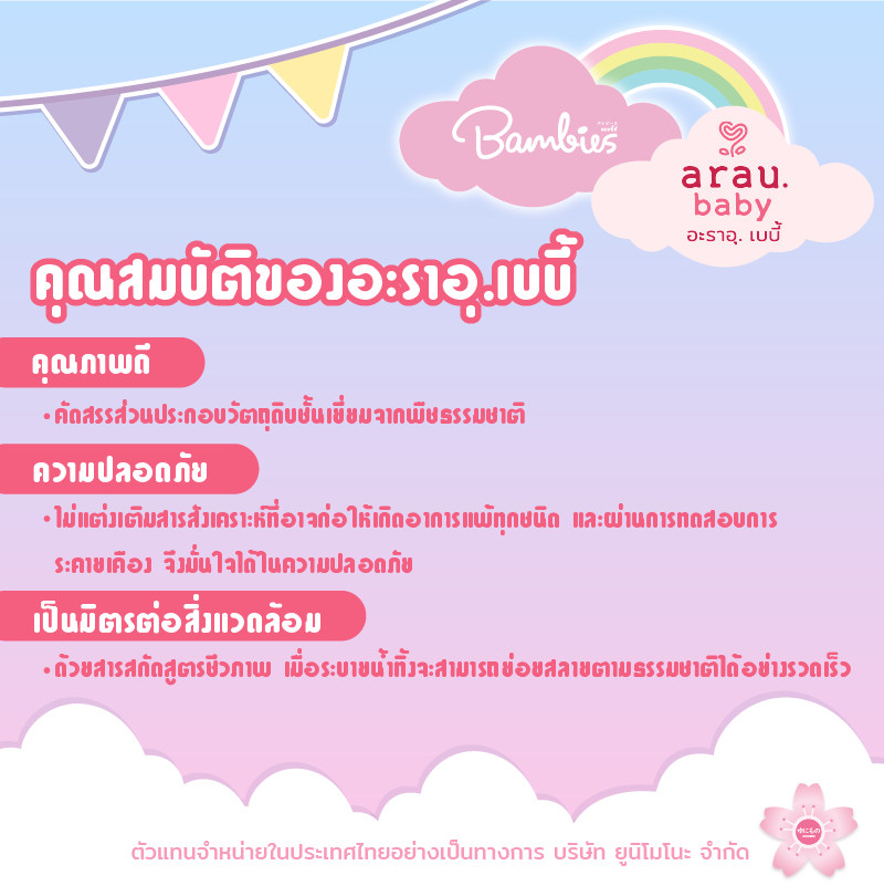 Arau Baby สบู่ซักผ้าเด็กแบบรีฟิล (Laundry Soap Refill 720 ML.)