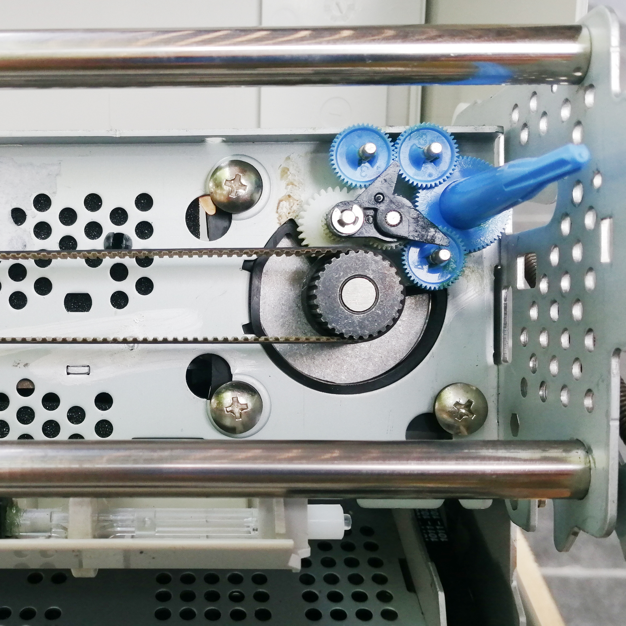 เครื่องพิมพ์สมุด พิมพ์สมุดทะเบียน สมุดประจำตัว Passbook printer Olivetti PR2+ (Rebuilt มือ 2) Olivetti PR2 Plus รับประกัน 6 เดือน อุปกรณ์ครบ สภาพ 80% พร้อมใช้งาน