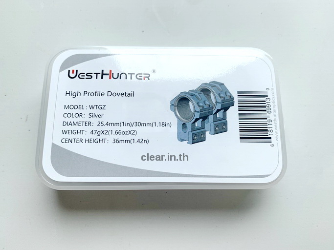 ขากล้องคุณภาพสูง High Profile 11mm Dovetail Scope Mounts Fully CNC Machining Scope Rings