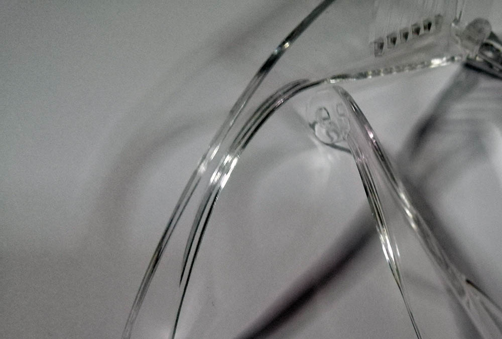 แว่นตาพลาสติกป้องกันสารเคมี