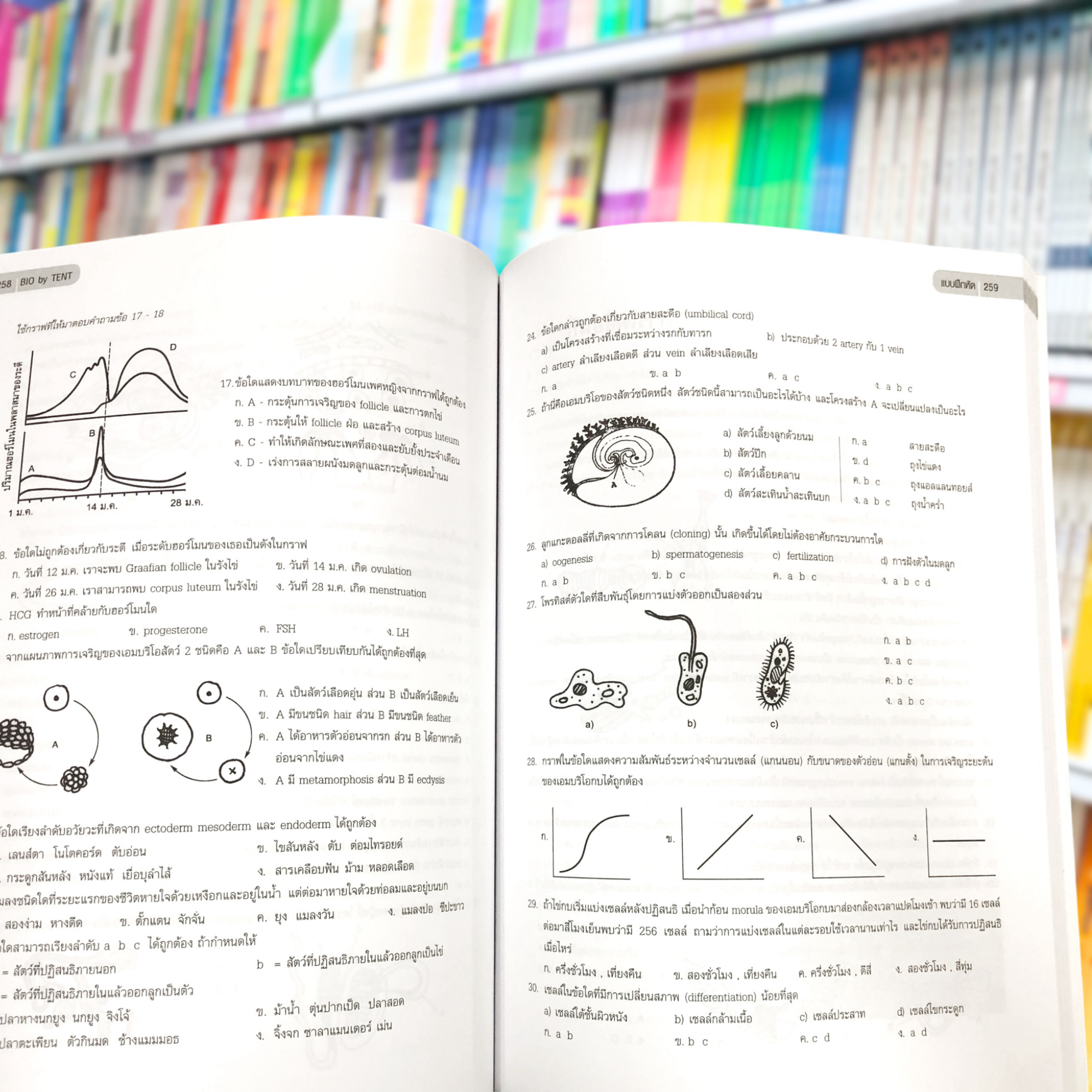 หนังสือ ชีววิทยาสำหรับน้ำเรียนมัธยมปลาย ชีวะเต่าทอง