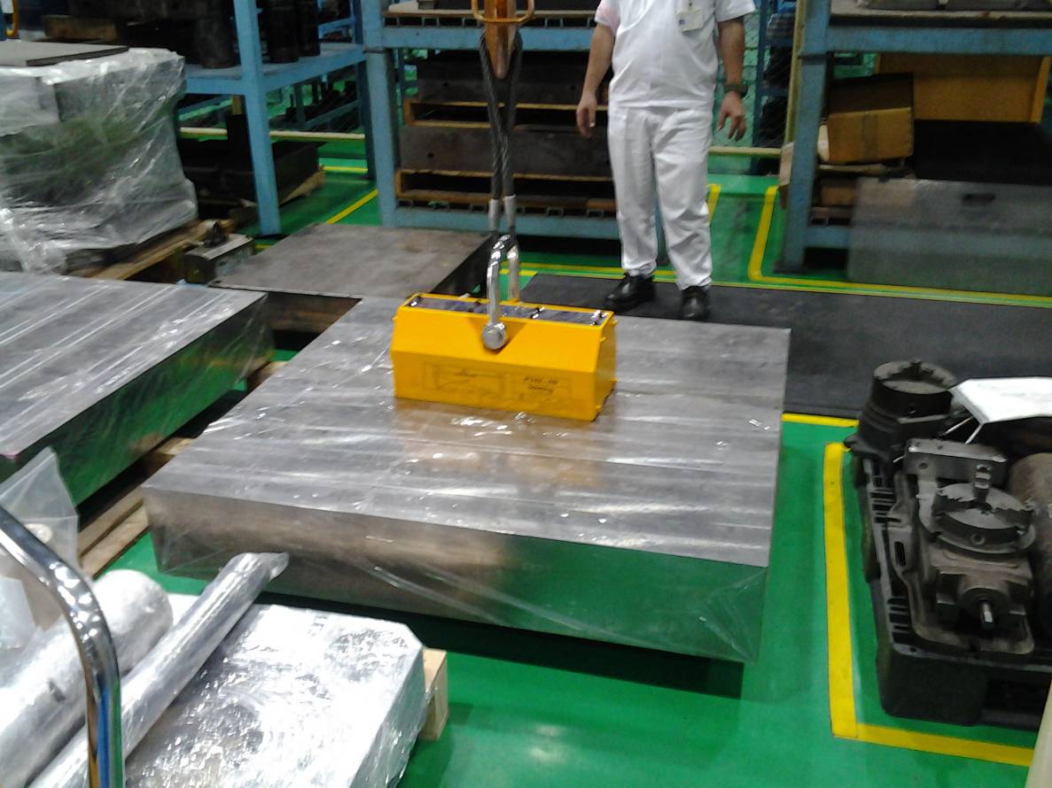 แม่เหล็กถาวร ขนาด5ตัน,สำหรับยกงานเหล็ก(Magnetic lifter)