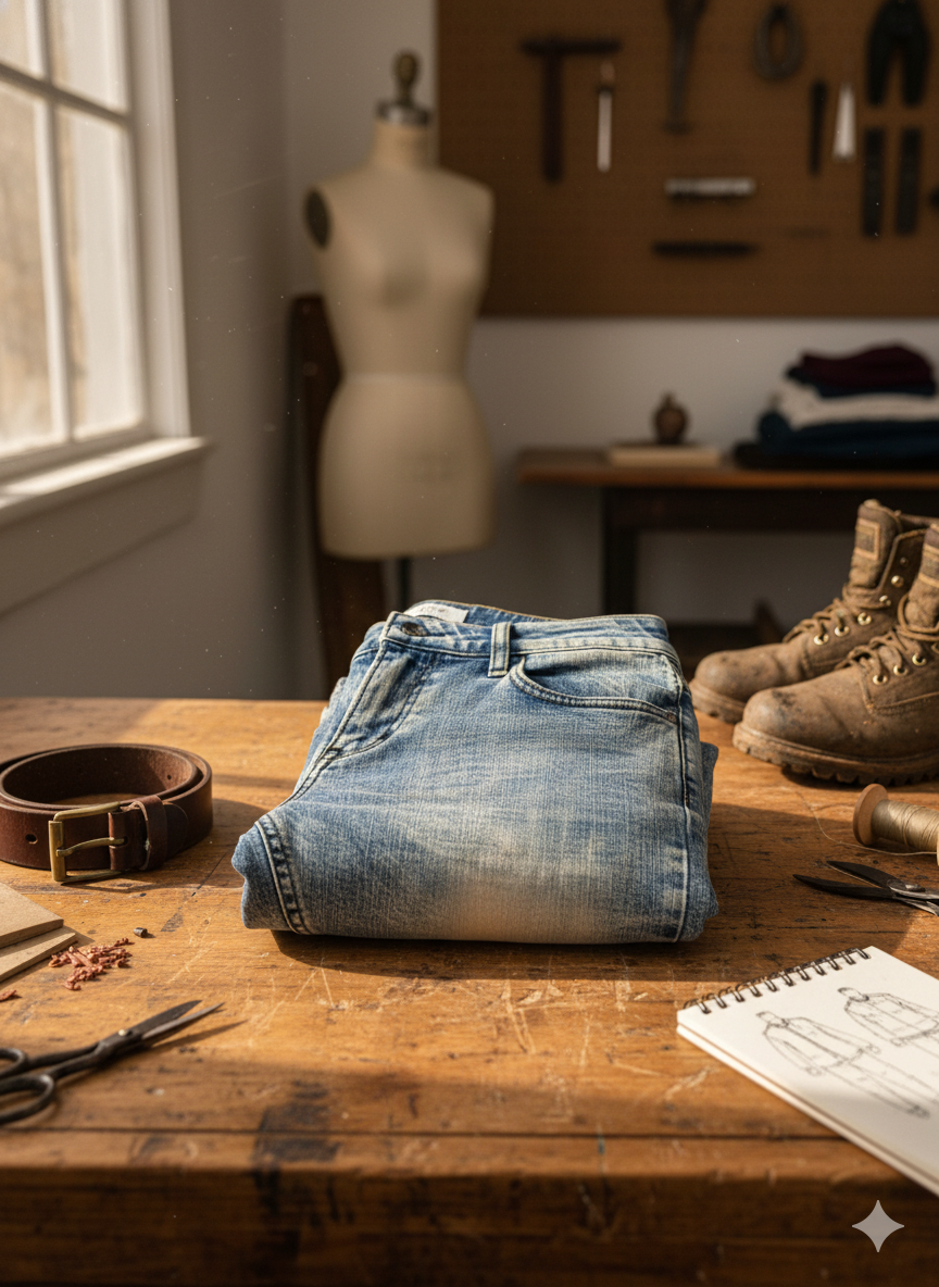 ยีนส์ไซส์ใหญ่ชาย (Big Size) ผ้ายืดพิเศษ | ทรงสลิม ฟอกวินเทจ | #JL009