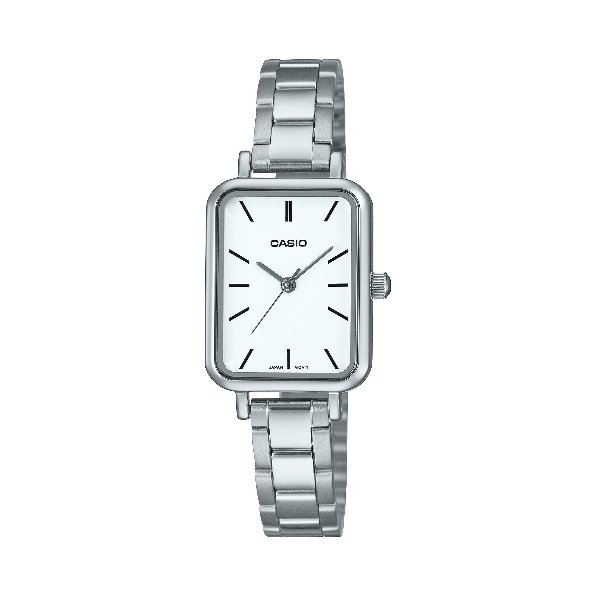 CASIO Standard รุ่น LTP-V009D-7EUDF สีเงิน หน้าเงิน สินค้าของเเท้ รับประกันศูนย์ CMG